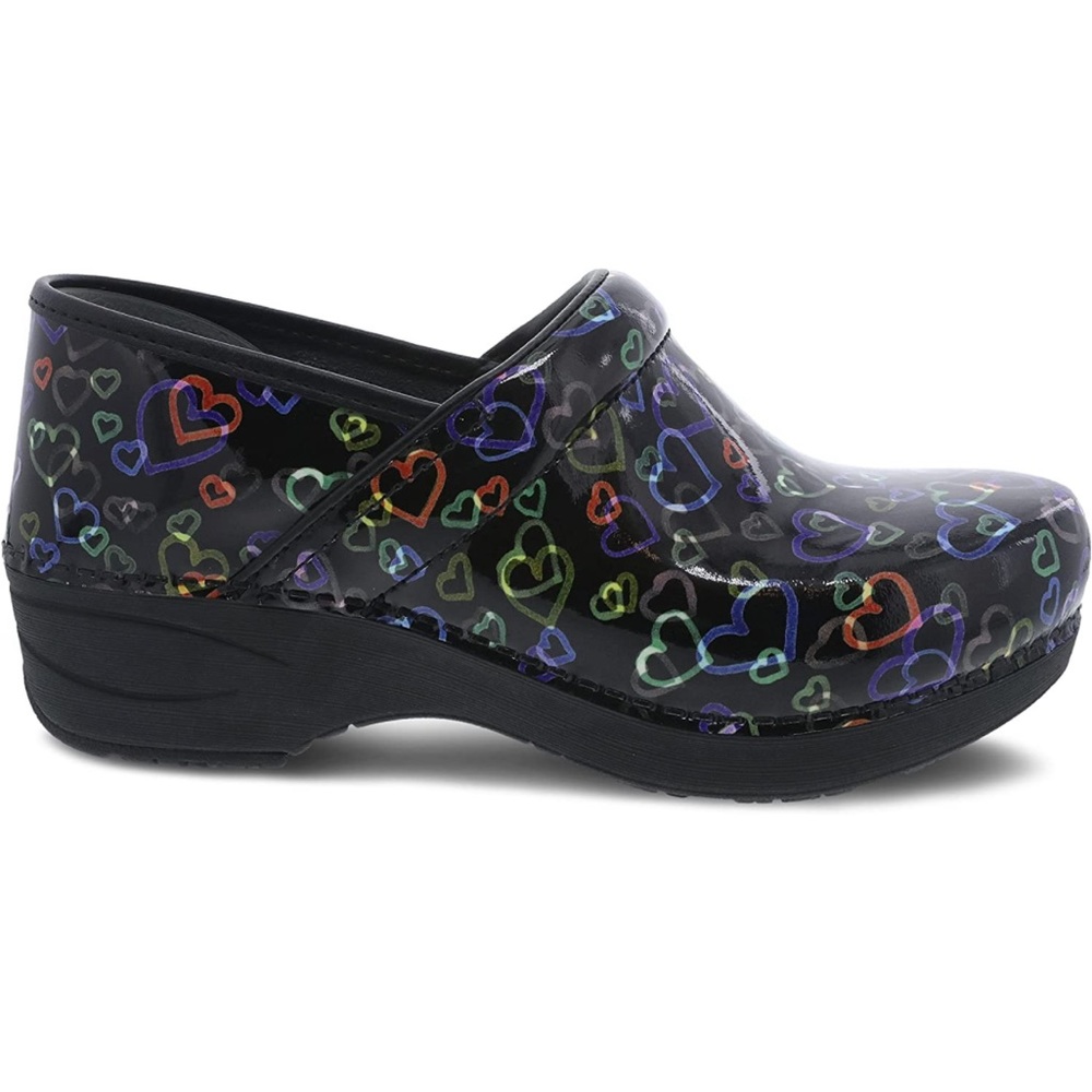 Dansko XP 2.0 Clog for Women 7.5-8.0 Floating Hearts Design
